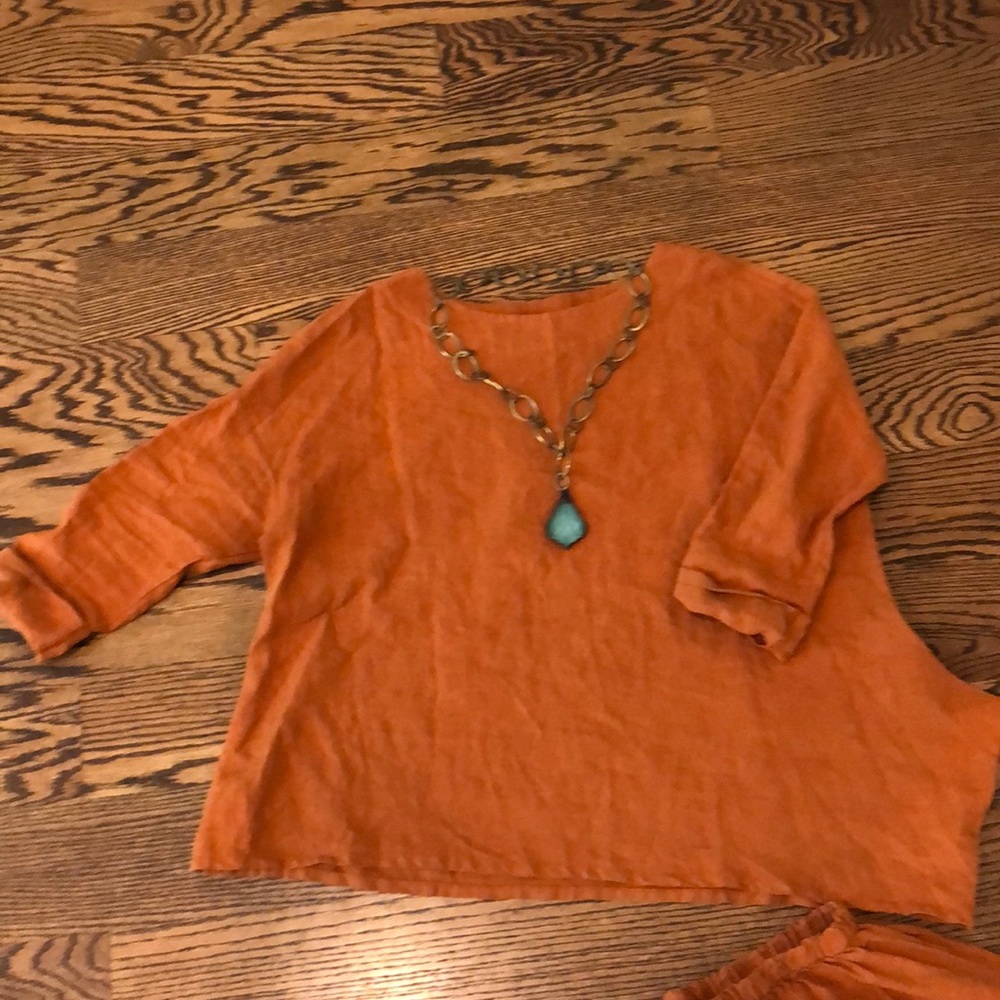 Bryn Walker linen tunic top